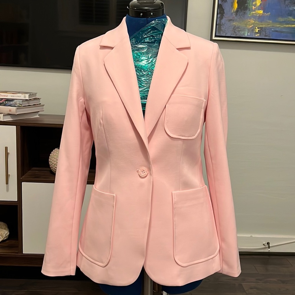 Pink blazer